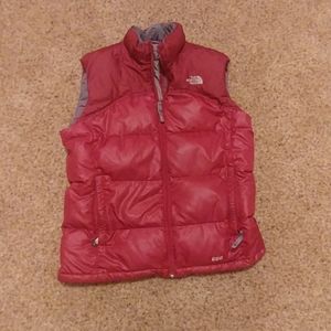 North face girls XL vest